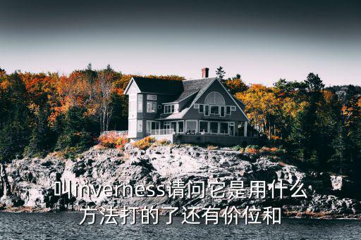 叫inverness請(qǐng)問(wèn)它是用什么方法打的了還有價(jià)位和