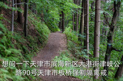 想問一下天津市濱海新區(qū)大港街津岐公路90號天津市板橋強制隔離戒