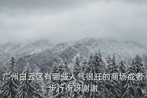 廣州白云區(qū)附近逛街的地方嗎，廣州白云區(qū)或者離白云區(qū)近的區(qū)里有哪幾條逛街的好地方新市上下九