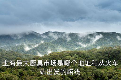 上海最大廚具市場(chǎng)是哪個(gè)地址和從火車(chē)站出發(fā)的路線