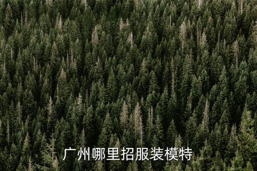 廣州哪里招服裝模特