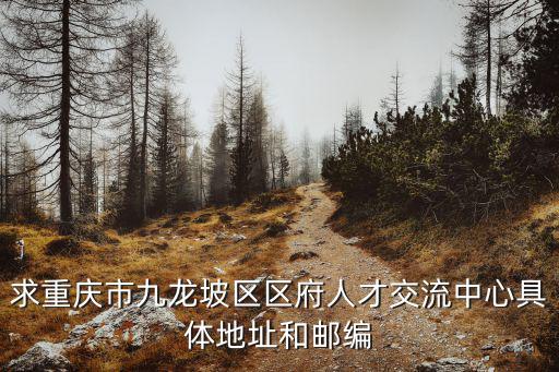 求重慶市九龍坡區(qū)區(qū)府人才交流中心具體地址和郵編