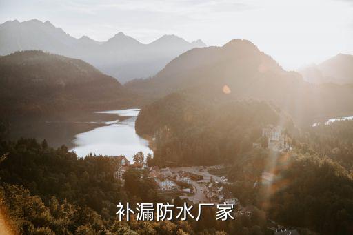 補漏防水廠家