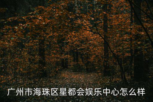 廣州市海珠區(qū)星都會(huì)娛樂中心怎么樣