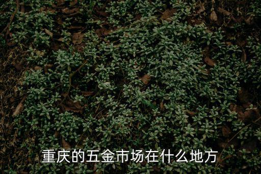 重慶的五金市場在什么地方
