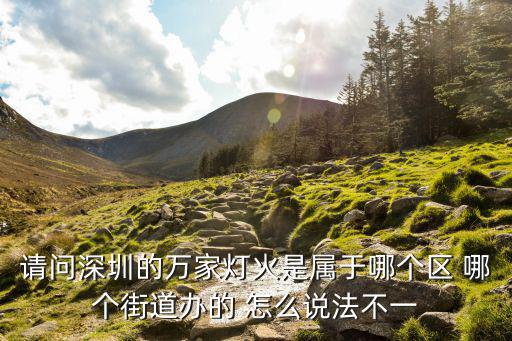 請問深圳的萬家燈火是屬于哪個區 哪個街道辦的 怎么說法不一