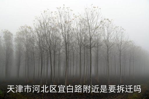 天津市河北區宜白路附近是要拆遷嗎