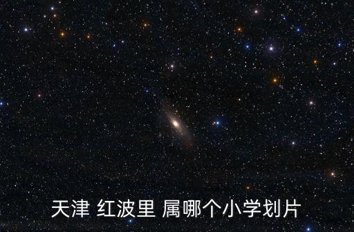 天津 紅波里 屬哪個小學(xué)劃片