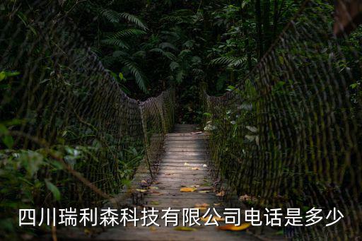 四川瑞利森科技有限公司電話是多少