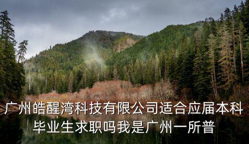 廣州皓醒灣科技有限公司適合應屆本科畢業生求職嗎我是廣州一所普