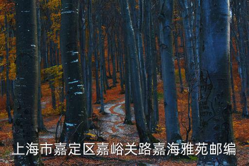 上海市嘉定區祥和雅苑，嘉定區德園路1509弄翔和雅苑郵政編碼是多少
