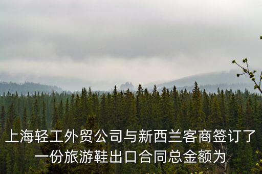 上海市外貿企業數據，上海有哪些知名外貿企業