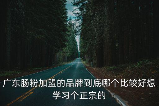 廣州腸粉牌子，廣州腸粉加盟選哪好啊透露下謝謝