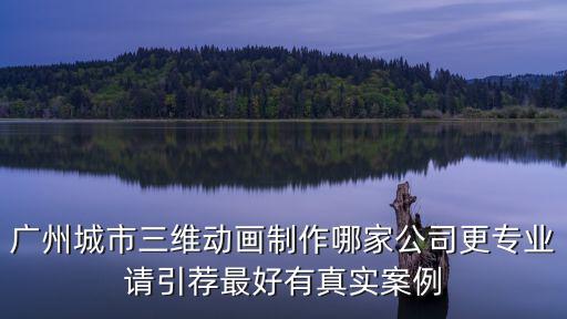 廣州城市三維動畫制作哪家公司更專業(yè)請引薦最好有真實案例