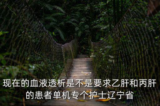 現在的血液透析是不是要求乙肝和丙肝的患者單機專個護士遼寧省