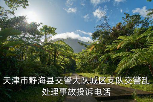 天津市交通警察亂最為，天津市靜海縣交警大隊(duì)城區(qū)支隊(duì)交警亂處理事故投訴電話