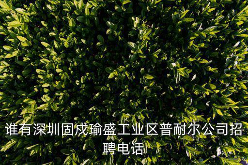 誰有深圳固戍瑜盛工業(yè)區(qū)普耐爾公司招聘電話