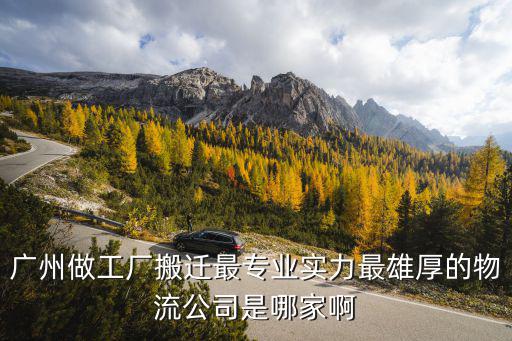 廣州做工廠搬遷最專業(yè)實力最雄厚的物流公司是哪家啊