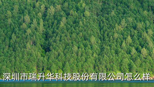 深圳市瑞升華科技股份有限公司怎么樣