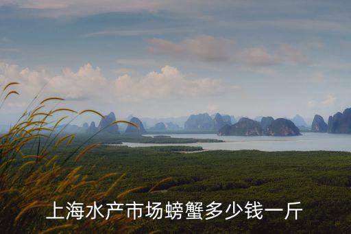 上海水產(chǎn)市場(chǎng)螃蟹多少錢一斤