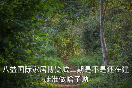 成都市八益家具精品城二期，八益國際家居博覽城二期開工了么什么時候開的