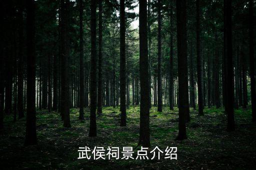 武侯祠景點介紹