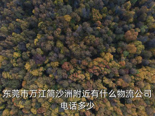 東莞市萬江簡沙洲附近有什么物流公司電話多少