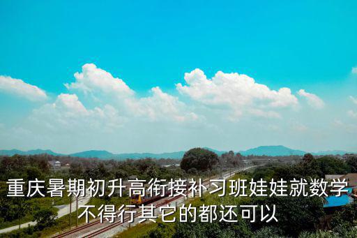 重慶市暑假輔導班教師招聘，重慶暑期初升高銜接補習班娃娃就數學不得行其它的都還可以