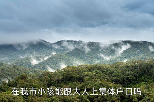 我入成都市集體戶娃娃能跟著上戶，我是集體戶口想把即將出生的孩子落戶跟我一起請問可以嗎  搜