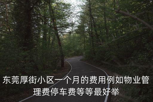 東莞小區(qū)停車費(fèi)多少一天，東莞交警扣車的停車費(fèi)是多少
