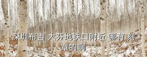深圳布吉刻章，深圳布吉哪里有刻碟