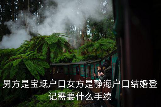 男方是寶坻戶口女方是靜海戶口結婚登記需要什么手續
