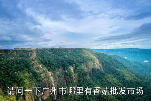 請問一下廣州市哪里有香菇批發市場