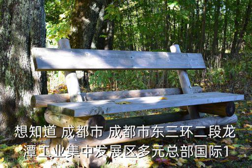 想知道 成都市 成都市東三環二段龍潭工業集中發展區多元總部國際1