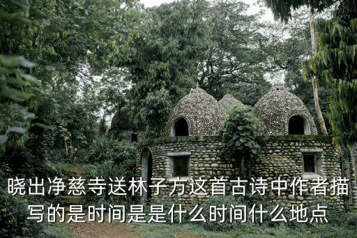 曉出凈慈寺送林子方這首古詩中作者描寫的是時間是是什么時間什么地點