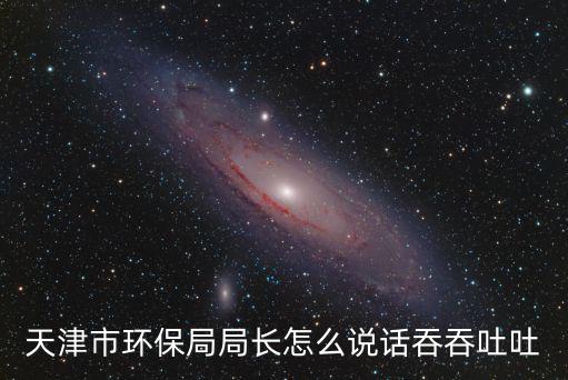 天津市環保局局長怎么說話吞吞吐吐
