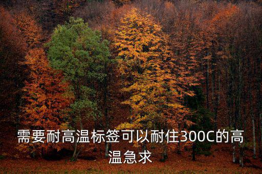 需要耐高溫標(biāo)簽可以耐住300C的高溫急求