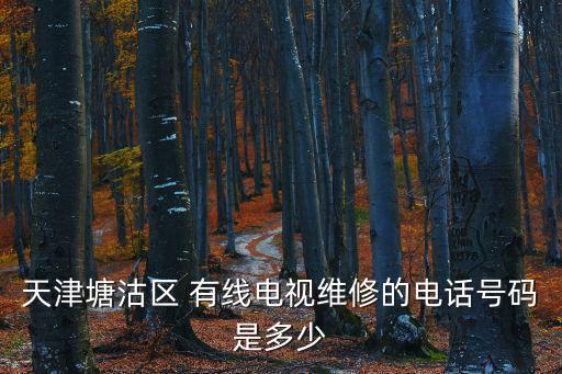 天津塘沽區(qū) 有線電視維修的電話號碼是多少