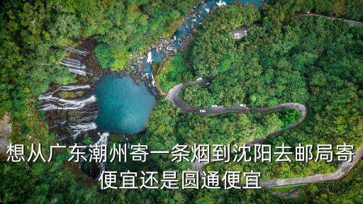 想從廣東潮州寄一條煙到沈陽去郵局寄便宜還是圓通便宜