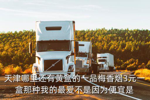 天津哪里還有黃盒的一品梅香煙3元一盒那種我的最愛不是因為便宜是