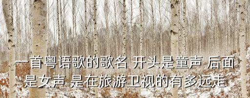 一首粵語歌的歌名 開頭是童聲 后面是女聲 是在旅游衛視的有多遠走