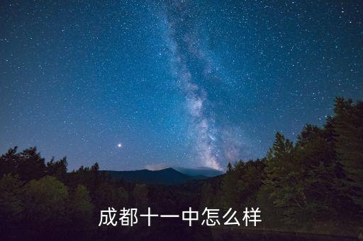 成都十一中怎么樣