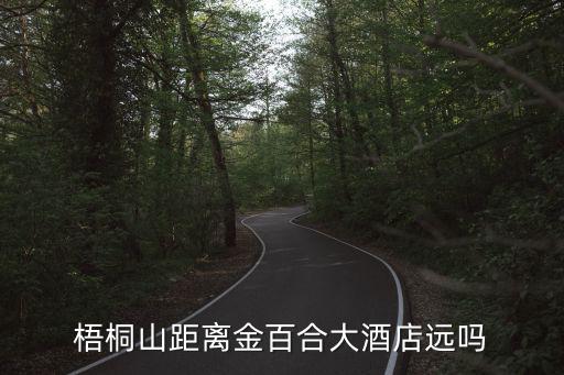 梧桐山距離金百合大酒店遠嗎