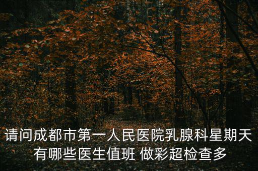成都市第一人民醫院蘇紅醫生，請問一下治精神病去成都市第一人民醫院那邊怎么樣啊