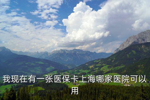 我現(xiàn)在有一張醫(yī)保卡上海哪家醫(yī)院可以用