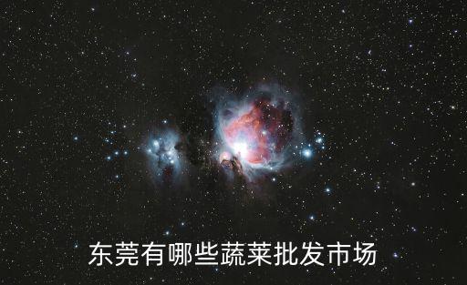 東莞有哪些蔬萊批發(fā)市場(chǎng)