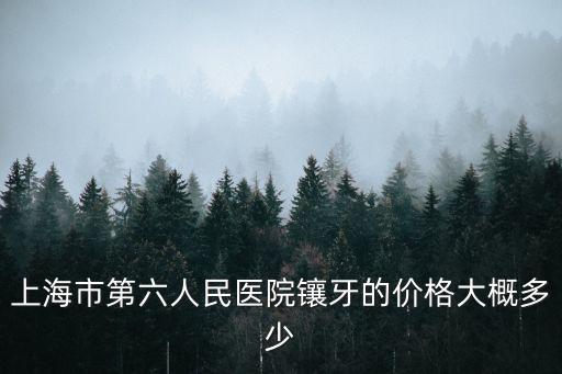 上海市第六人民醫院鑲牙的價格大概多少