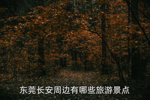東莞長安周邊有哪些旅游景點