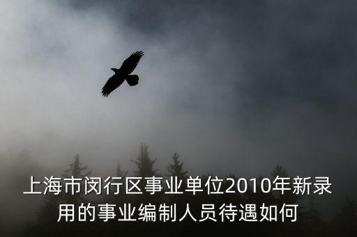 上海市閔行區事業單位2010年新錄用的事業編制人員待遇如何