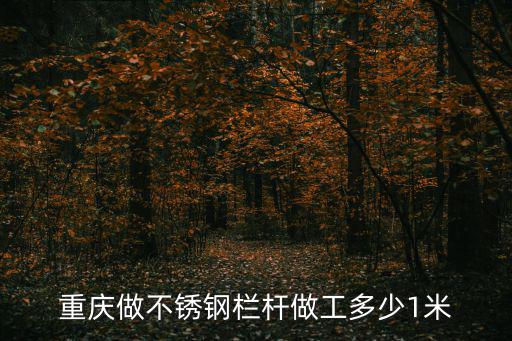 重慶做不銹鋼欄桿做工多少1米